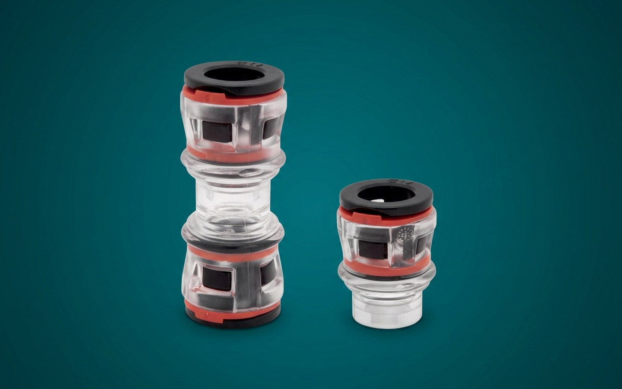 Camozzi transparent push-in microduct connectors